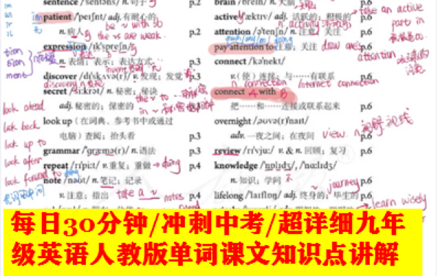 [图]【超详细讲解】【九年级英语人教版单词课文讲解】Day 9 U2 Section A Grammar Focus-4b