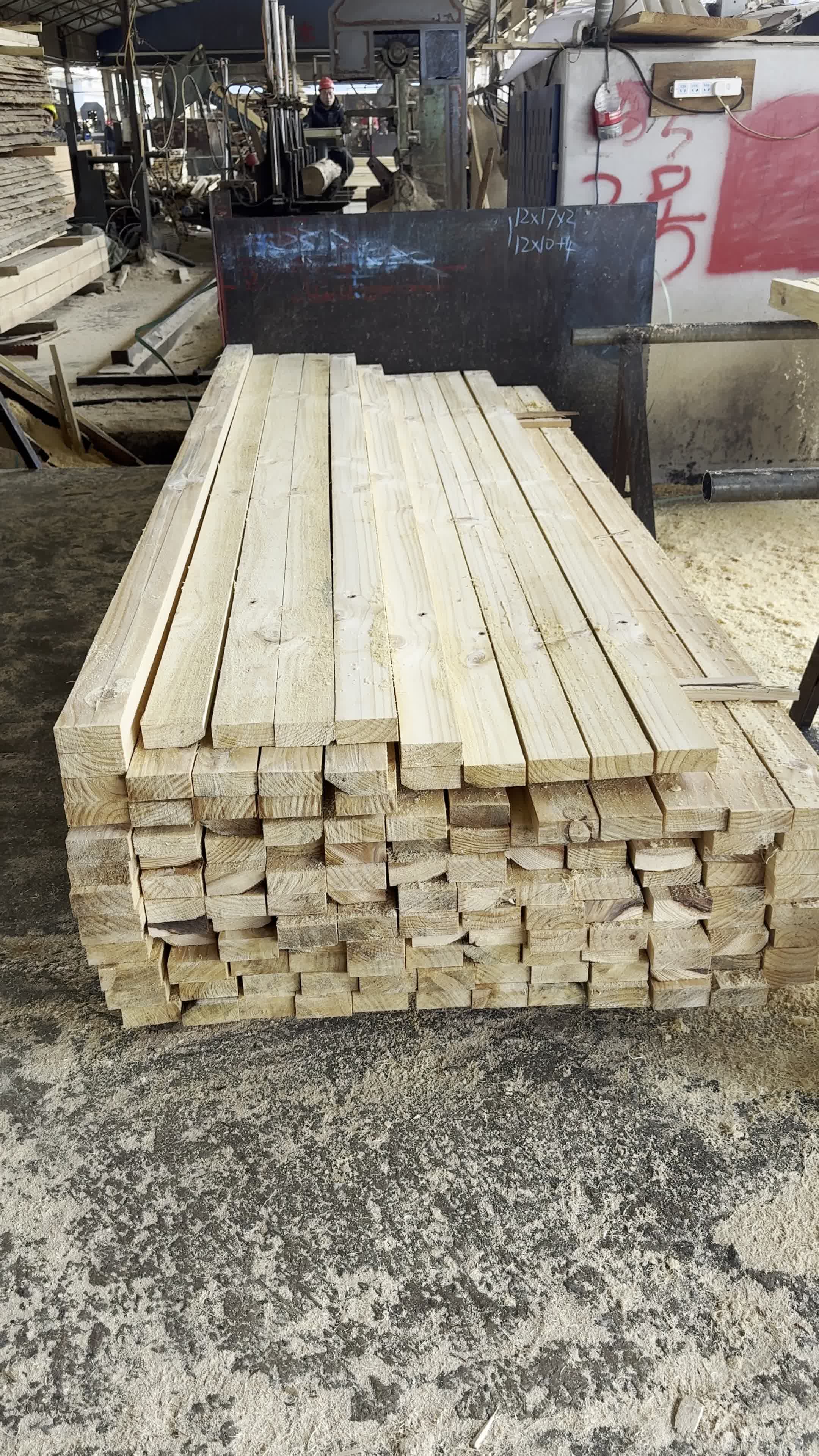 工地木方生产中