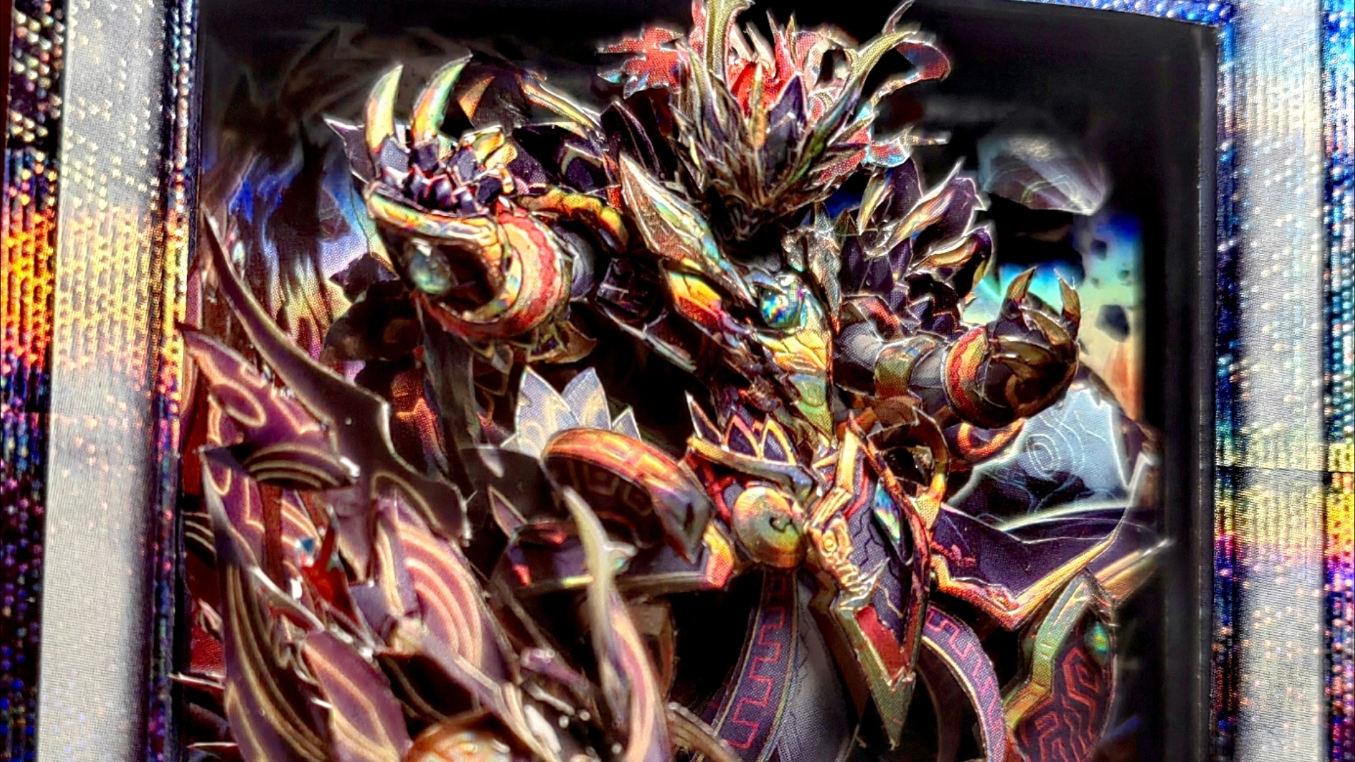 【游戏王 七星龙渊 sp613】卡雕展示