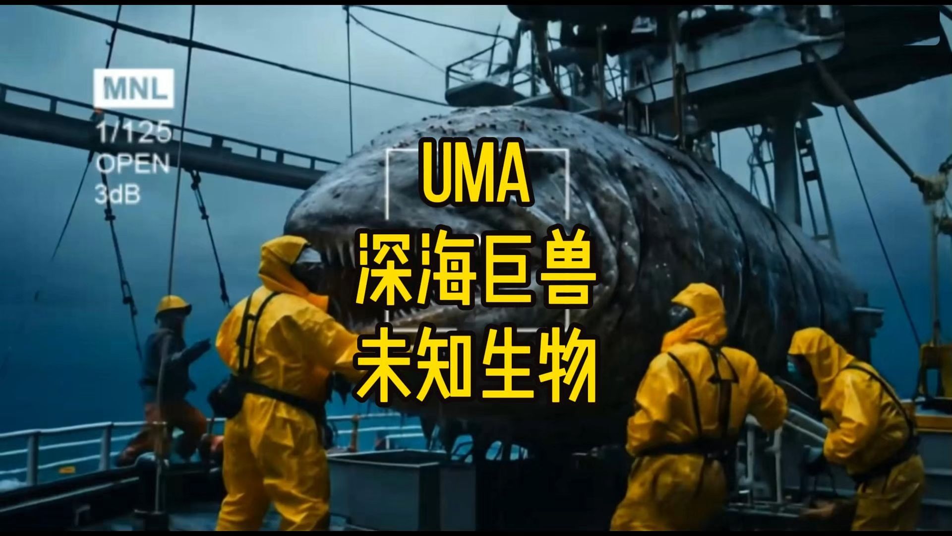 UMA深海巨兽,海洋未知生物哔哩哔哩bilibili