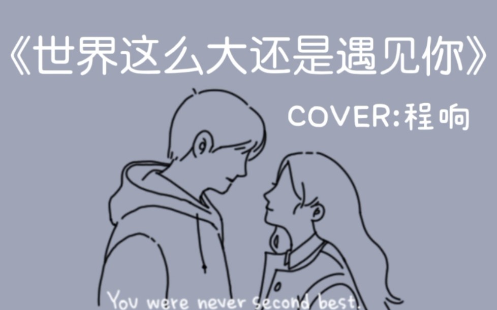 《世界這麼大,還是遇見你》～萌新唱見(cover程響)_嗶哩嗶哩_bilibili