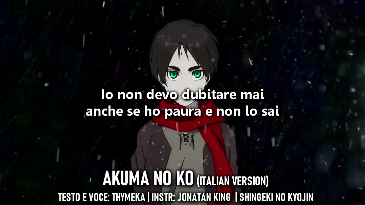 [图]恶魔之子 意大利语版【Shingeki no Kyojin Attack on Titan】 Akuma no ko ~Italian Version~