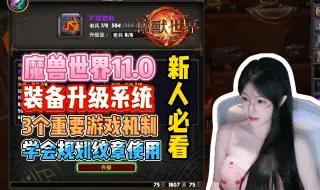 Download Video: 魔兽11.0装备升级 3个重要的游戏机制 教你学会规划纹章使用最大限度提升装等！新人必看哦