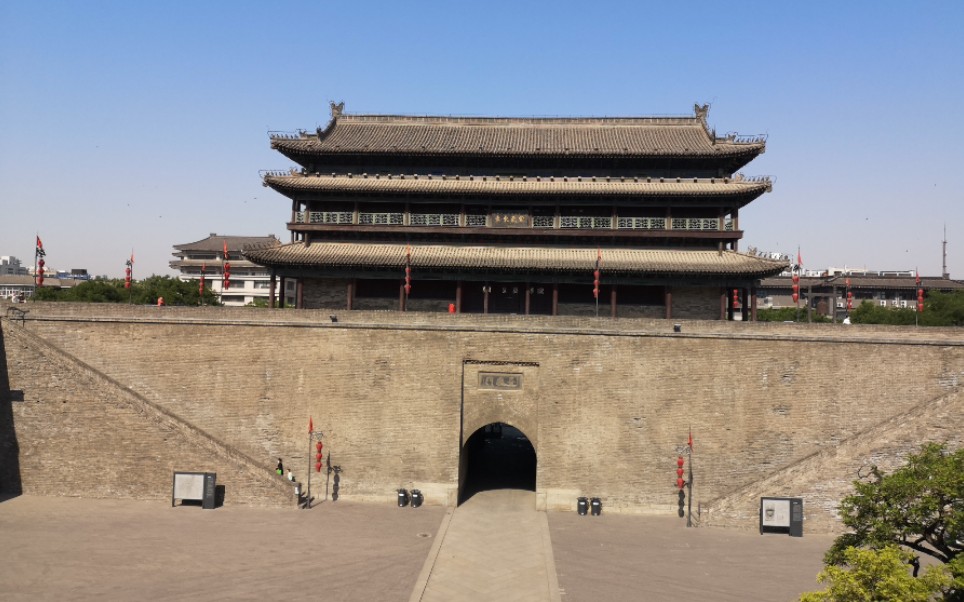 vlog day2 西安行,明城墙之长乐门,翁城制式,古代的军事防御体系