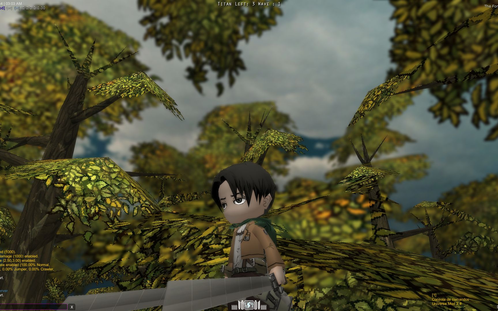 进击的巨人同人游戏兵长第一视角巨木之森