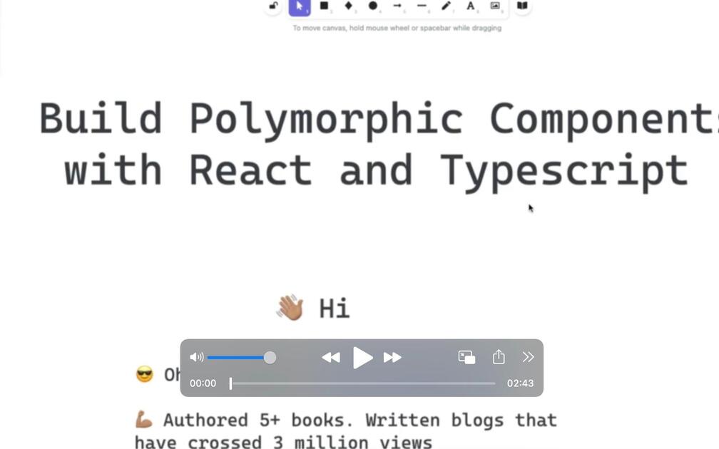 Build Polymorphic Components with React and Typescript_哔哩哔哩_bilibili