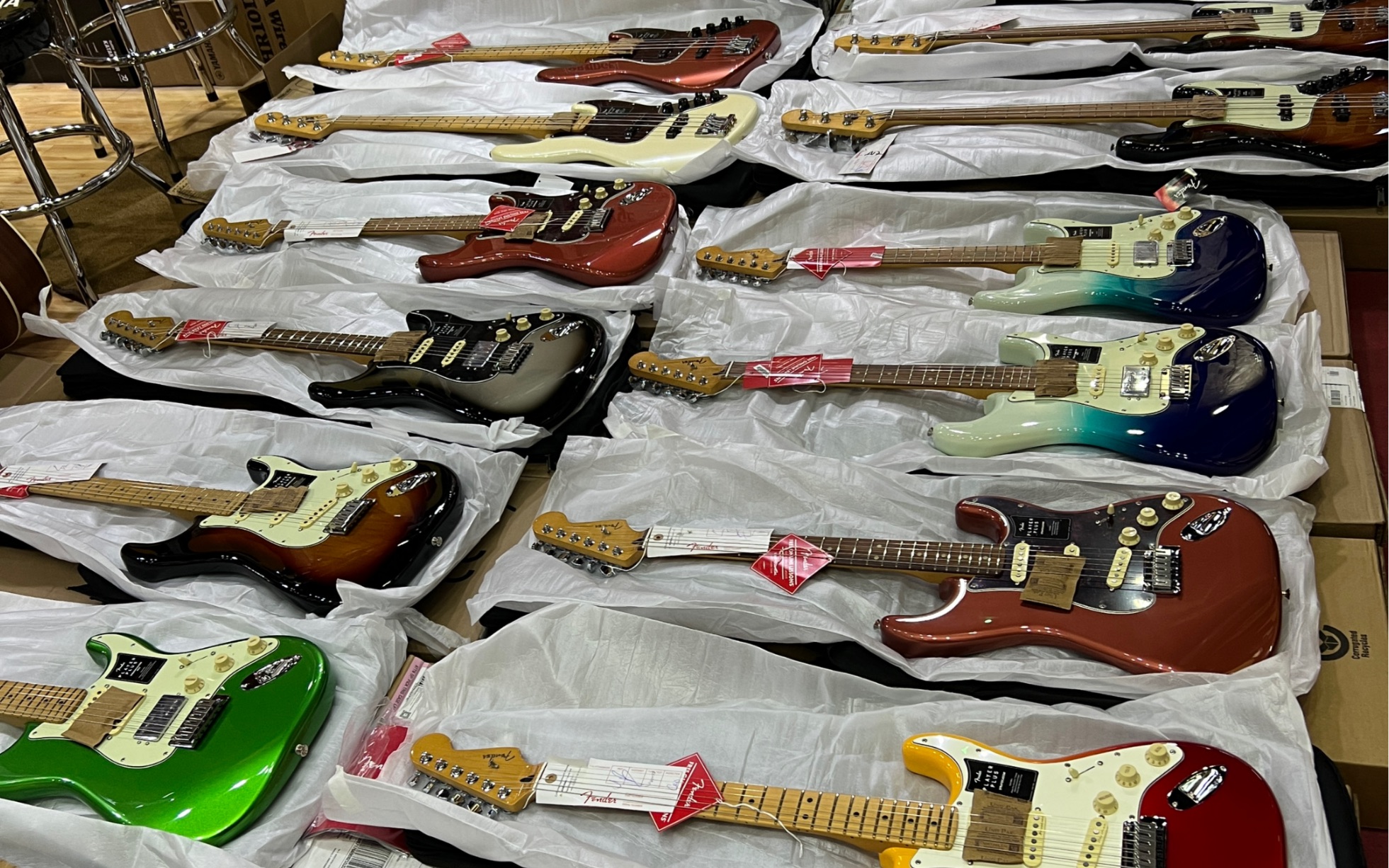 福州现代琴行fender player plus 玩家豪华墨豪电吉他#电吉他 #推荐