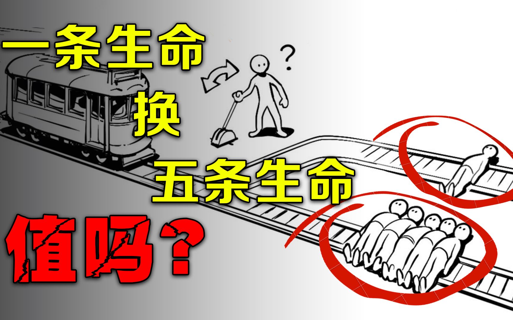 [图]电车难题：你会选择牺牲1人来救5个人的生命吗？此问题难倒无数人