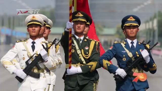 旗旗旗我是排头兵三军仪仗队