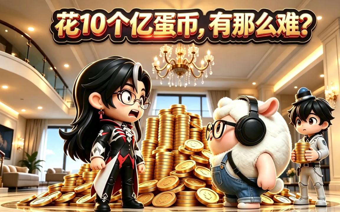 花10个亿蛋币，有那么难？