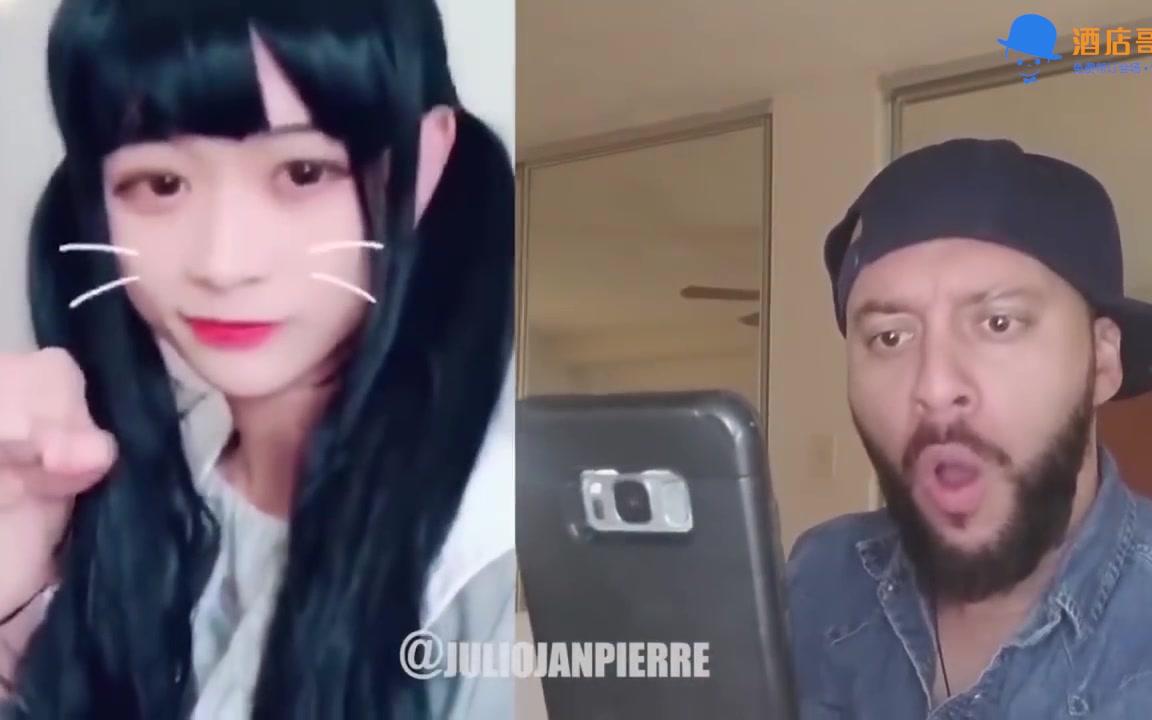 老外看抖音的夸张反应!_搞笑_生活_bilibili_哔