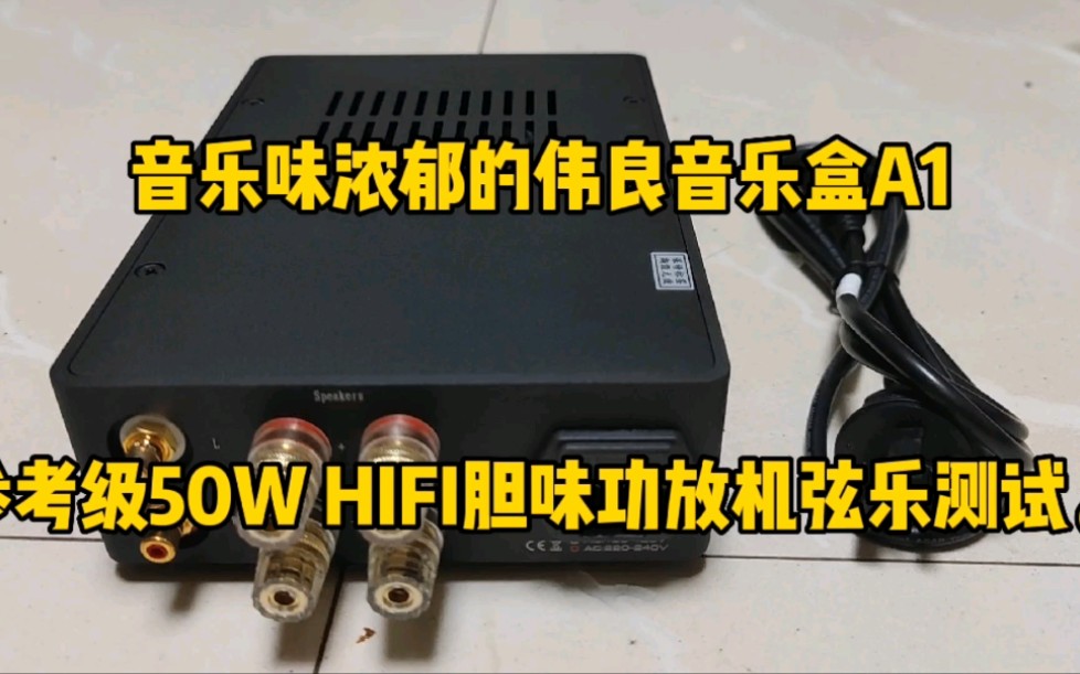 [图]音乐味浓郁的伟良音乐盒A1参考级50W HIFI胆味功放机弦乐测试，维瓦尔第《小调小提琴协奏曲》。