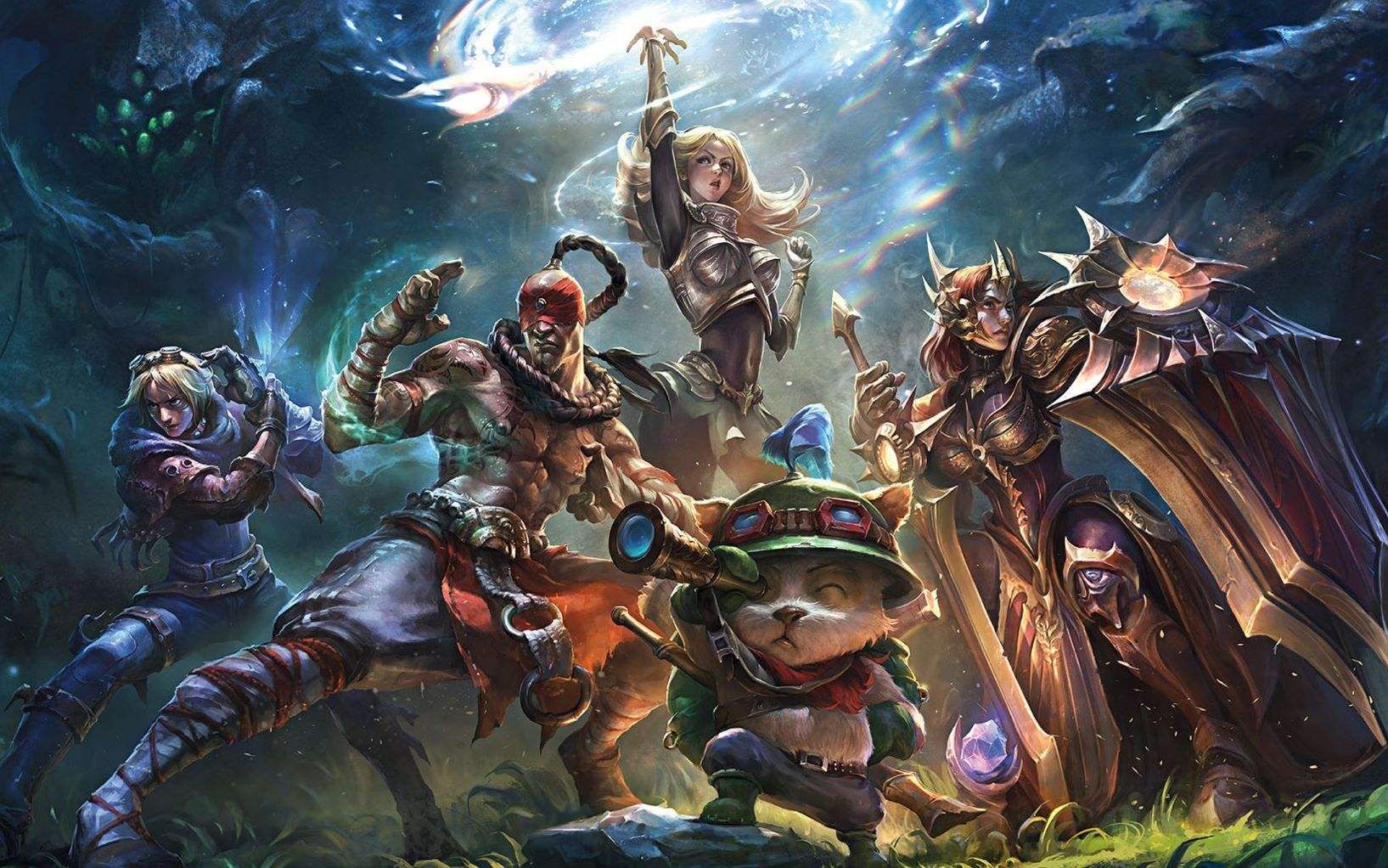 活动作品英雄联盟群像九九八十一拜年祭