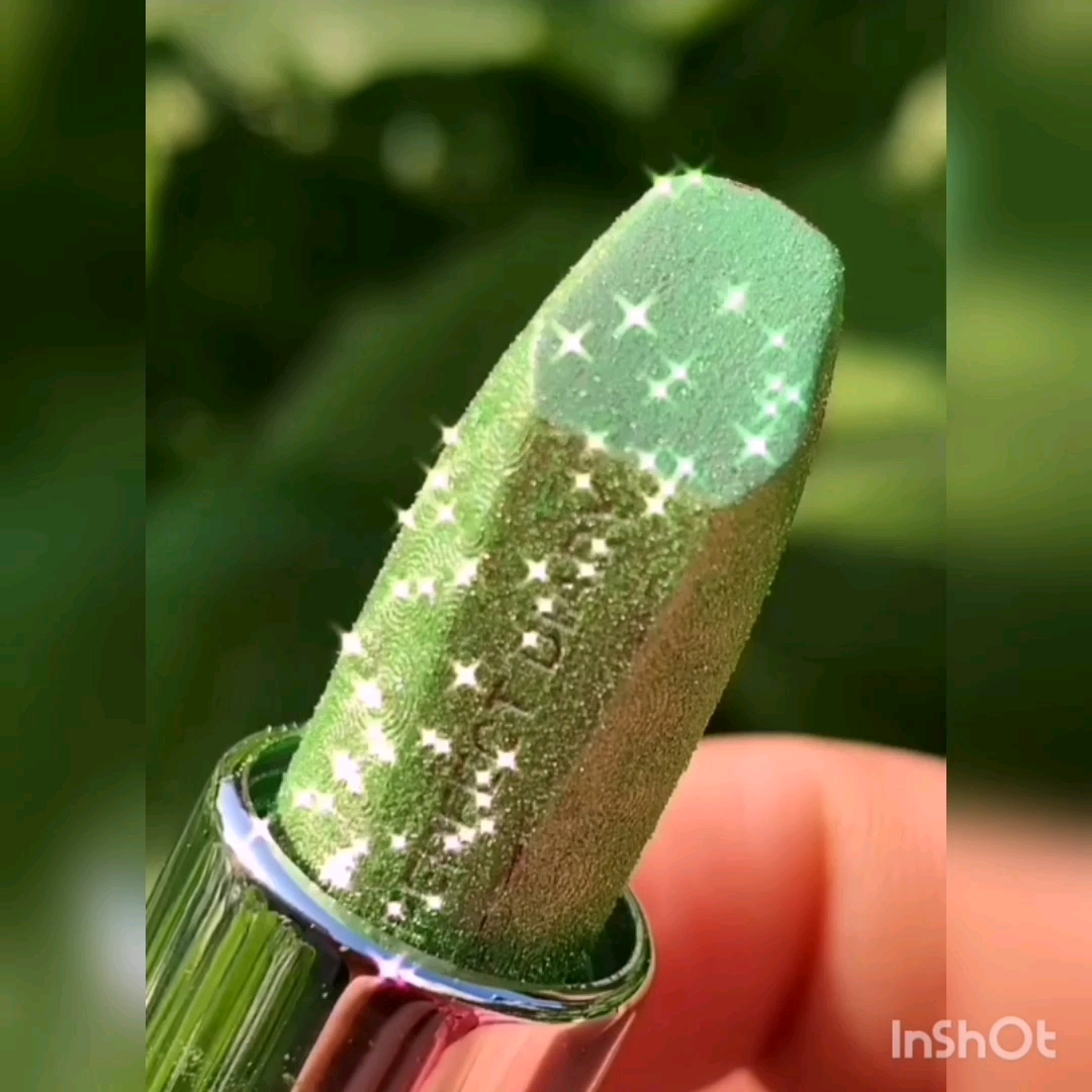 活动作品绿色口红