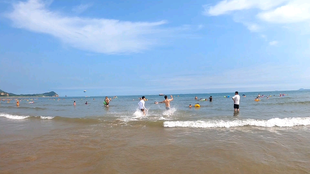 青岛#自驾周末洗个海水澡