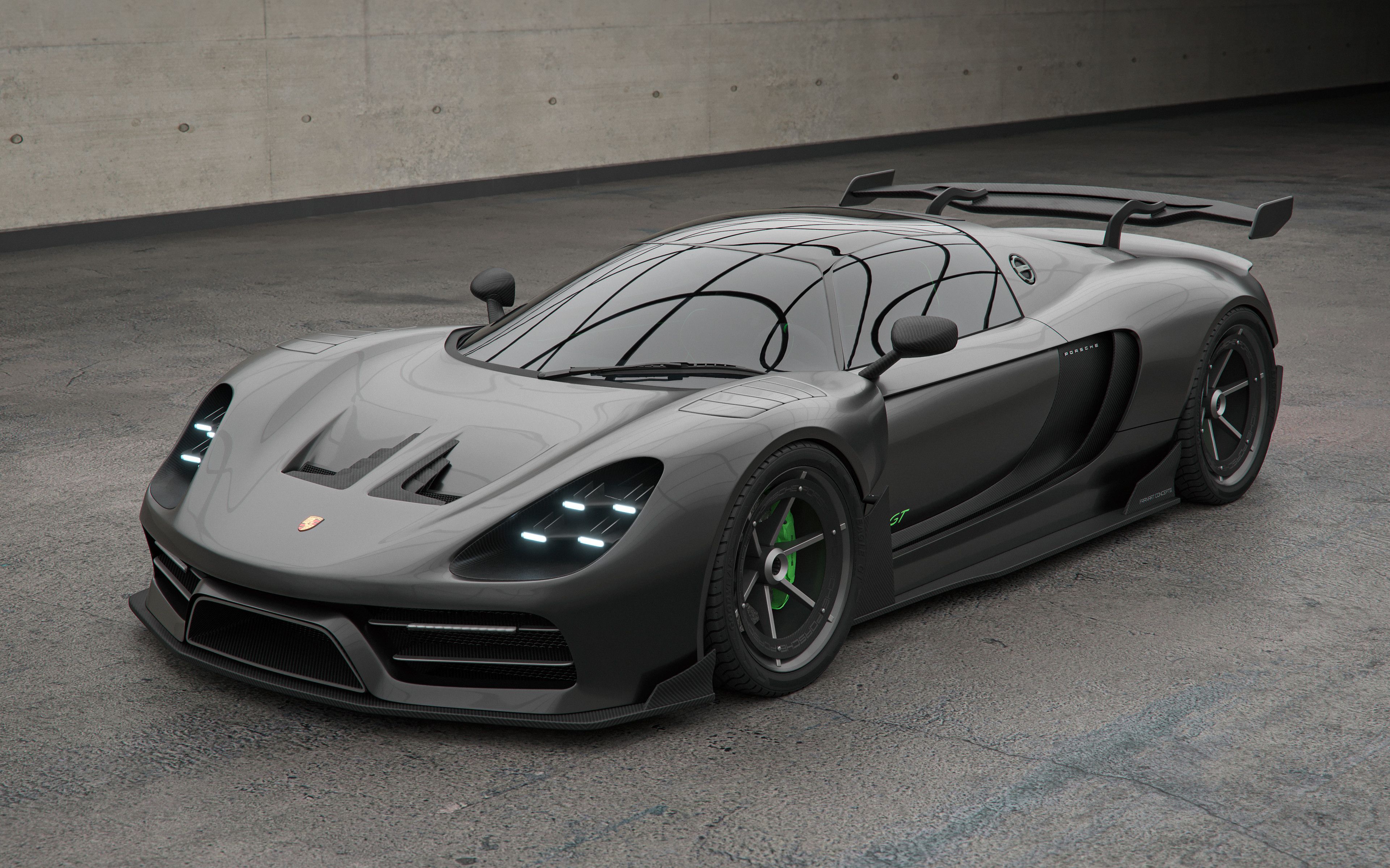 3dmax保时捷跑车建模,高精度曲线跑车建模技巧,新手建模教程