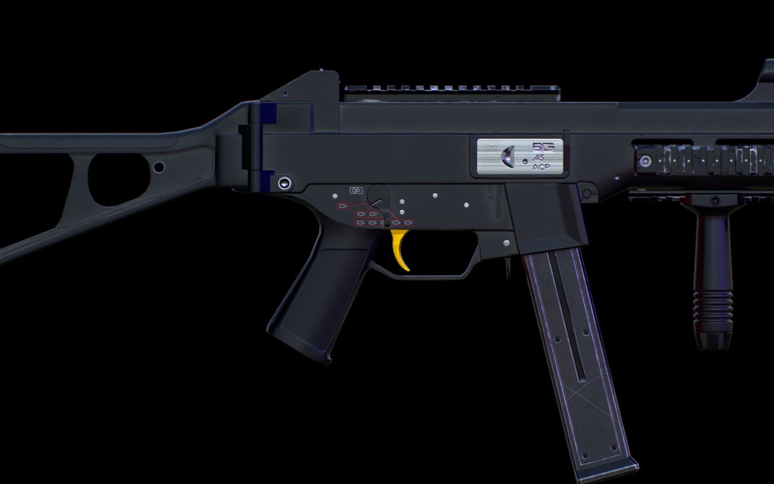 硬表面枪械——ump45冲锋枪