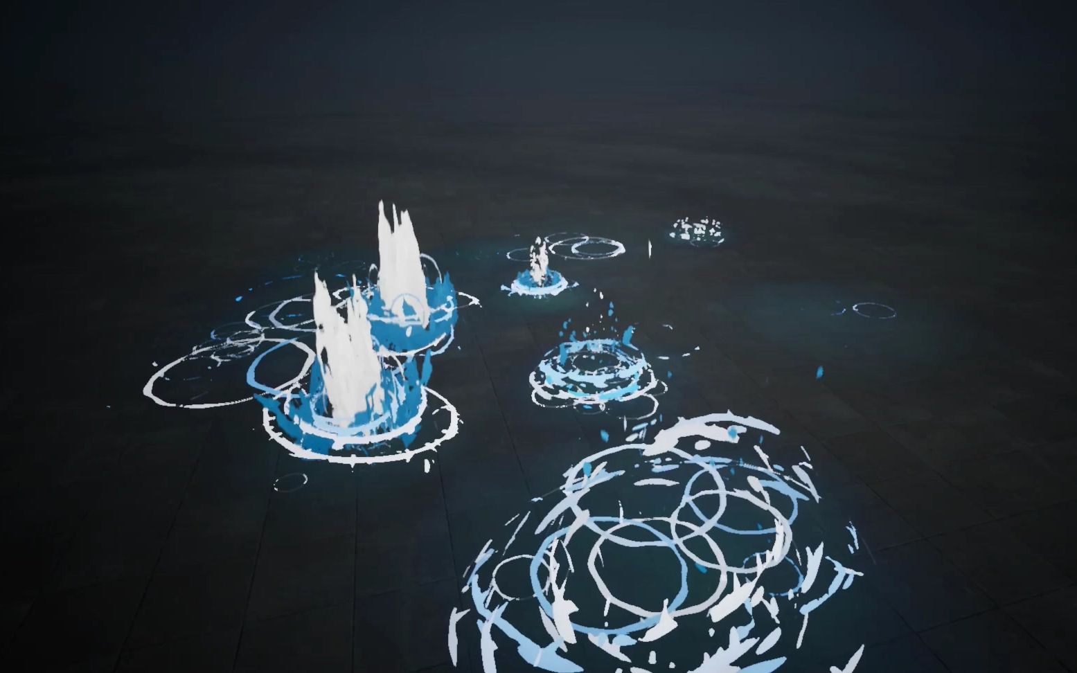 ue4制作风格化水溅特效效果