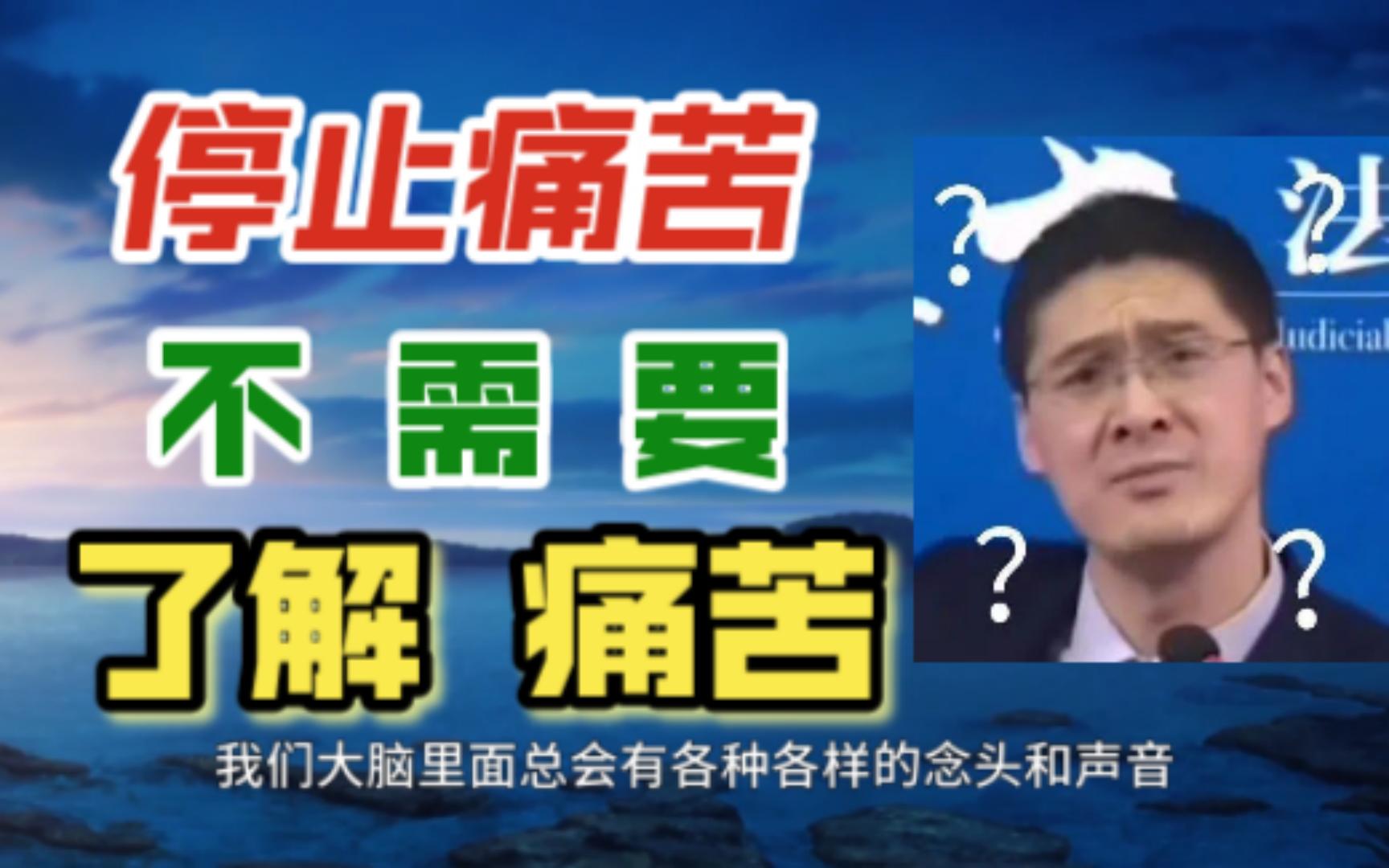 [图]20、停止痛苦，不需要了解痛苦；开悟，不需要学习知识《当下的力量》百万字解读