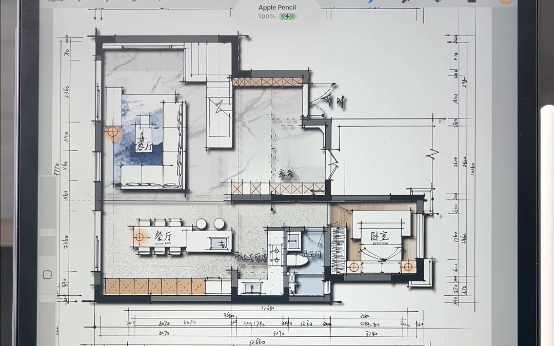 如何在ipad上画户型图图片