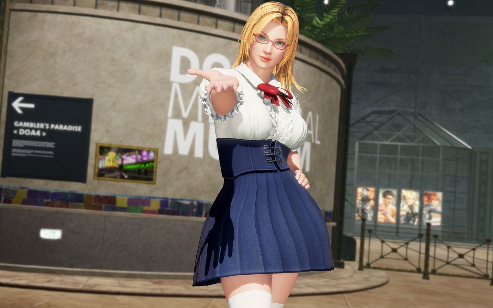 死或生6 大型机台模式 可爱夏季服装 蒂娜 hdr10