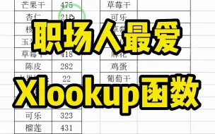 Download Video: 职场人最爱的一个函数是xlookup匹配函数，你认可吗？