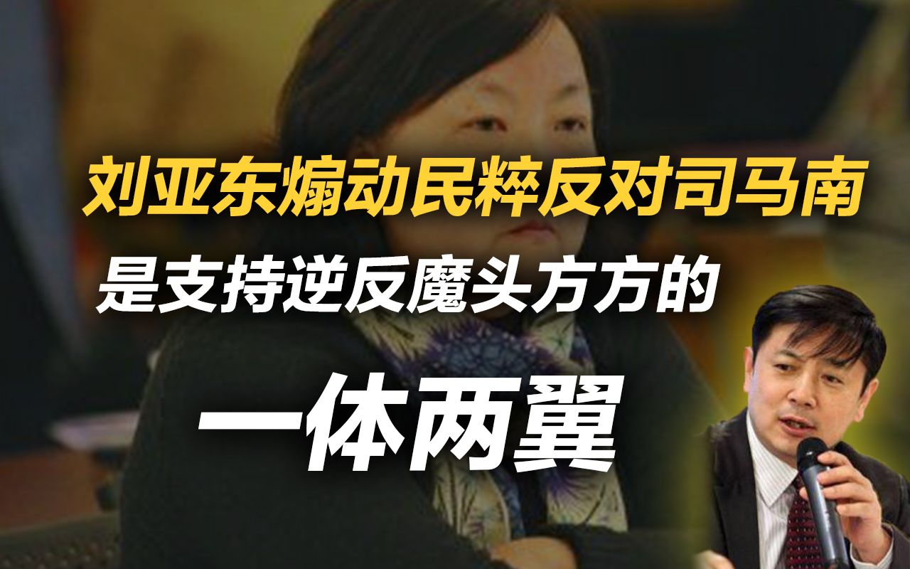 李肃刘亚东煽动民粹反对司马南是支持逆反魔头方方的一体两翼