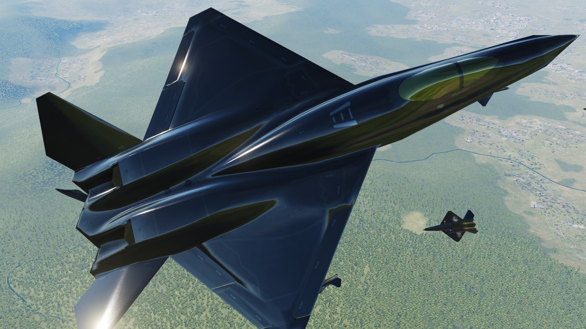 44架f23"黑寡妇"战机,打击6万吨国产航母,结局如何?作战模拟