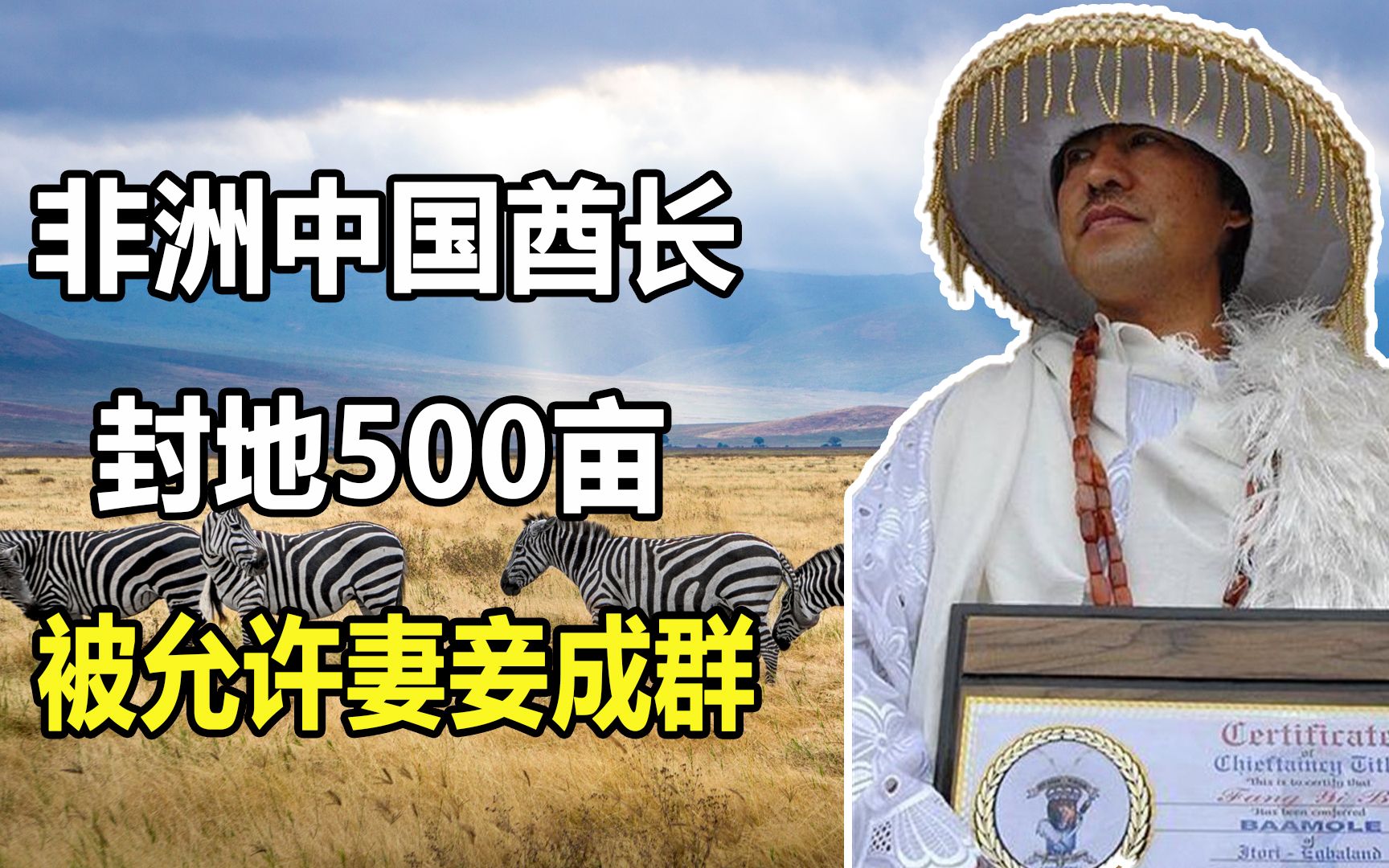 山东“非洲酋长”房一波:拥有封地500亩,被允许妻妾成群哔哩哔哩bilibili