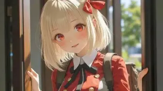 这样的女孩子等你去上学，你几点起
