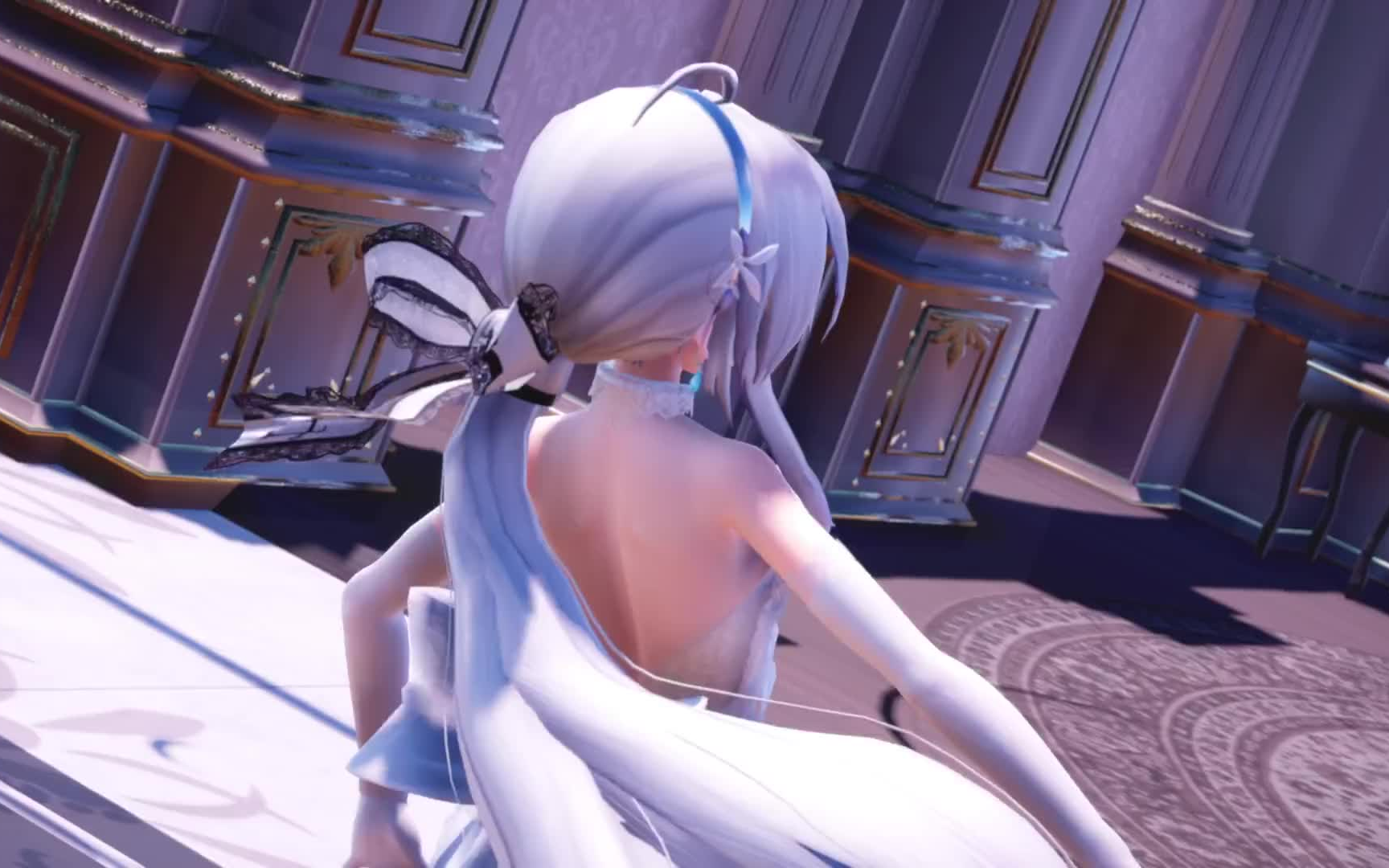 【mmd】弱音ハク - ドーナツホール【4k/mmd】白丝猫耳弱音乖巧.jpg