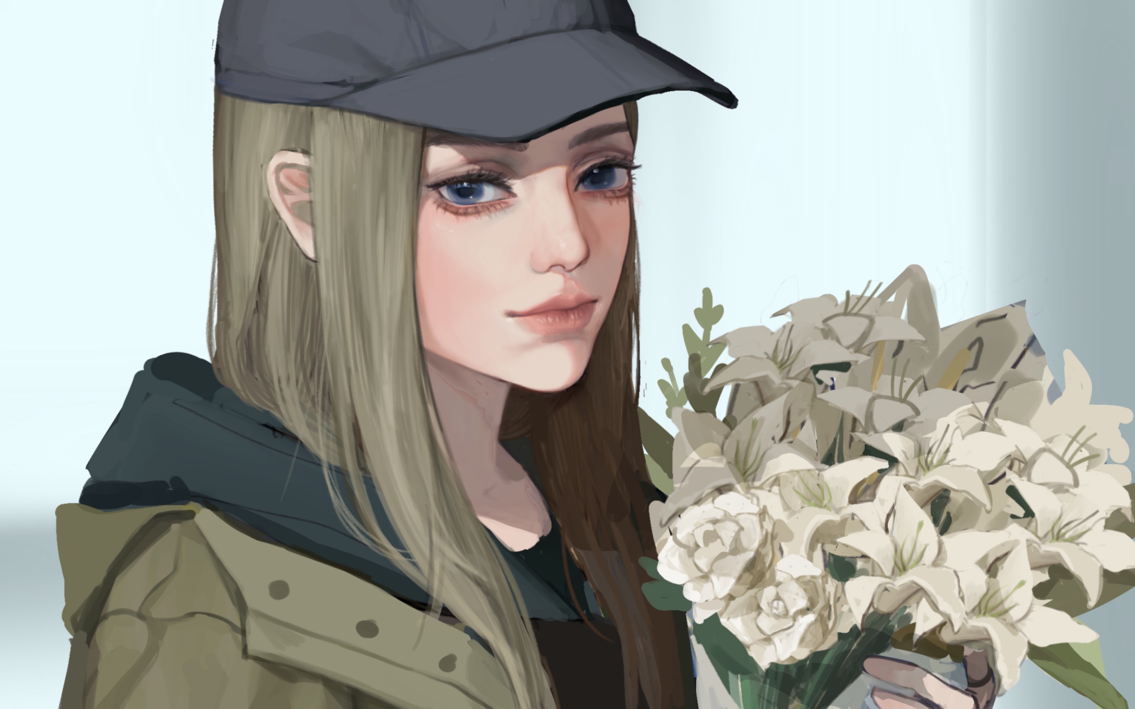 【procreate】绘画记录 生化危机8 萝丝玛丽·温特斯 i love you,dad