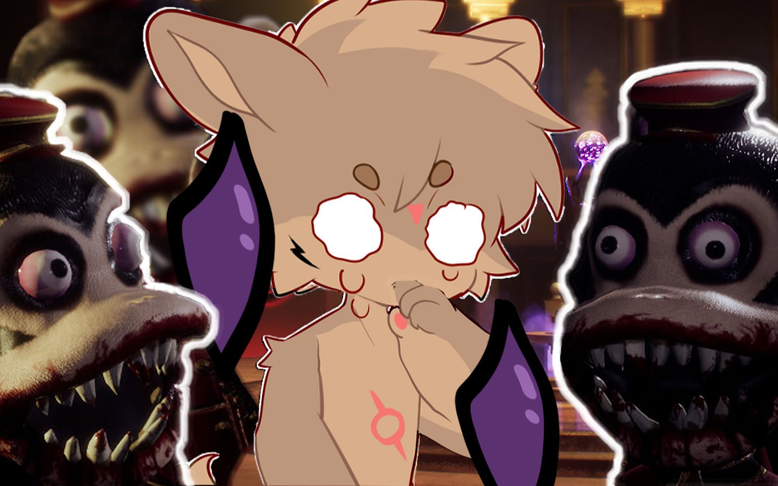 【电鹿】恐怖游戏被吓合集!