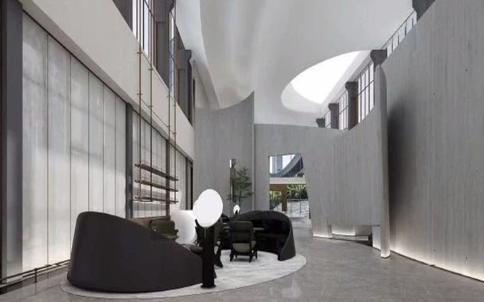 吴滨设计作品翠湖 #售楼处案例 吴滨丨售楼处丨赋予东方以摩登 无间