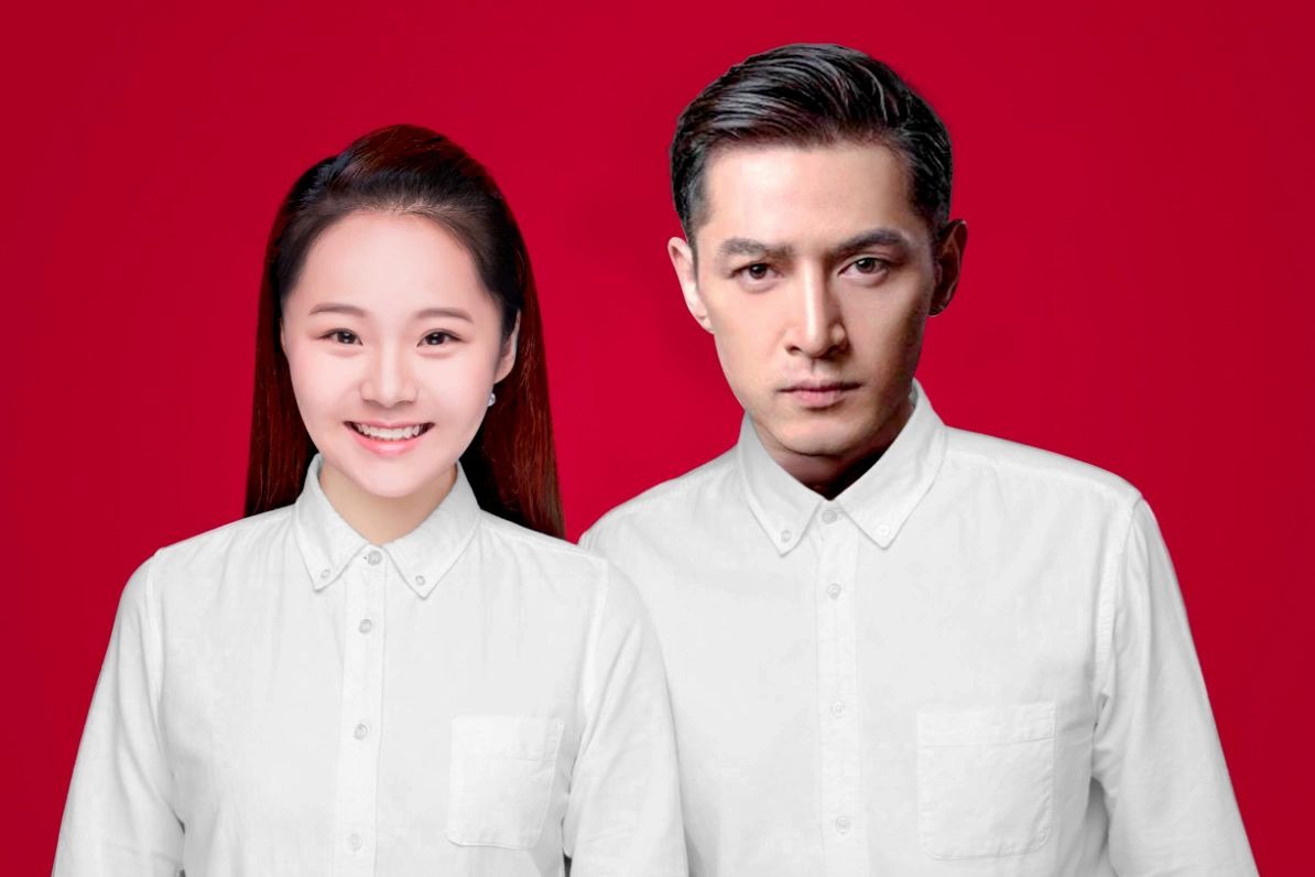 ps结婚照合成融色教程