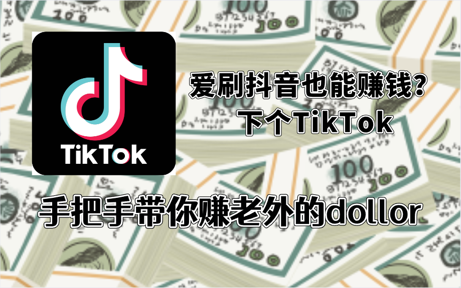 爱刷抖音也能赚钱?下个TikTok,手把手教你开店赚老外的dollor.哔哩哔哩bilibili