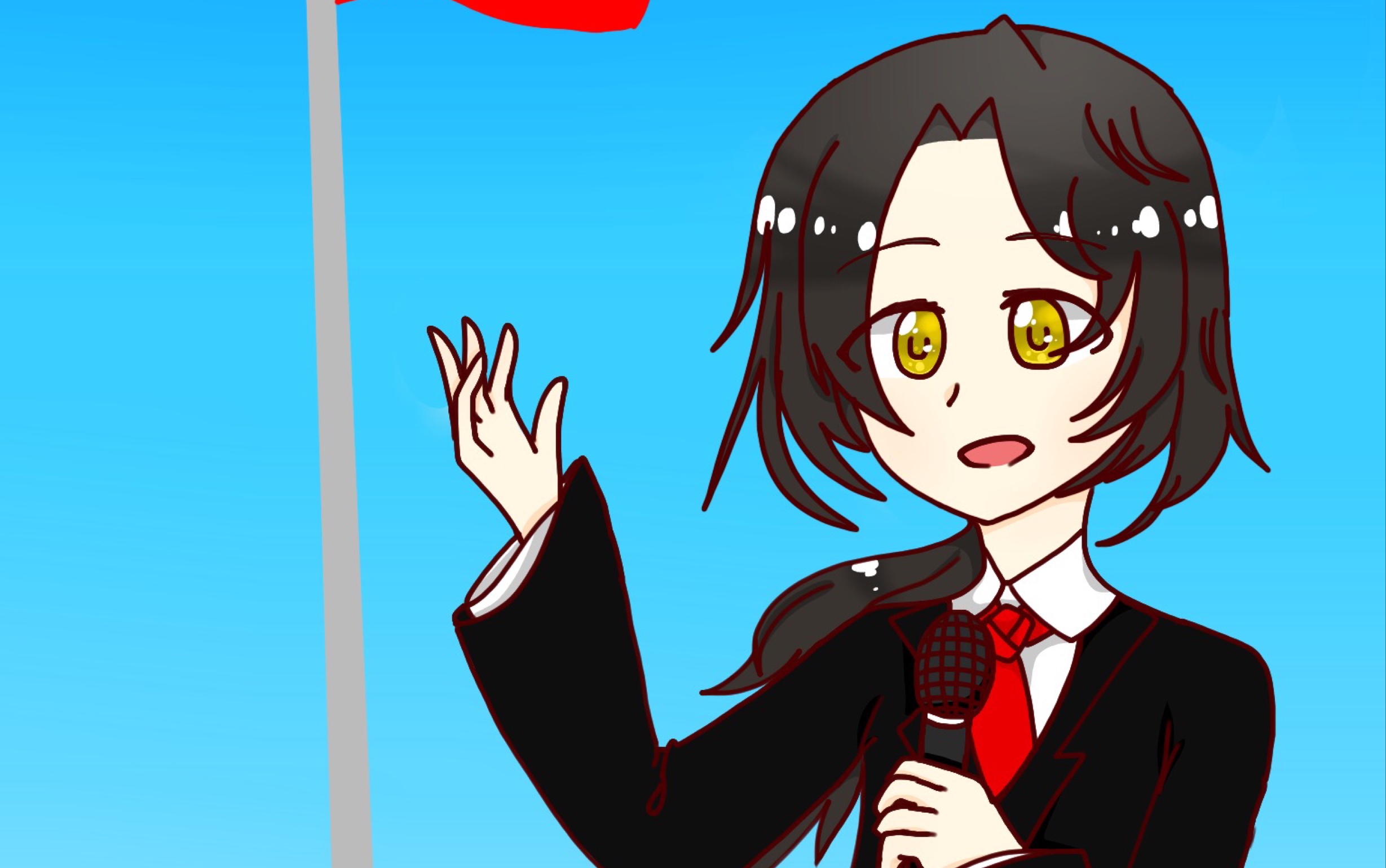 【耀誕/指繪】新/中/國成立70週年賀圖