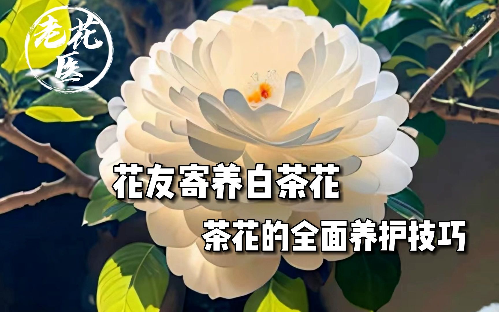 茶花如何换盆换土?如何正确养好茶花?哔哩哔哩bilibili