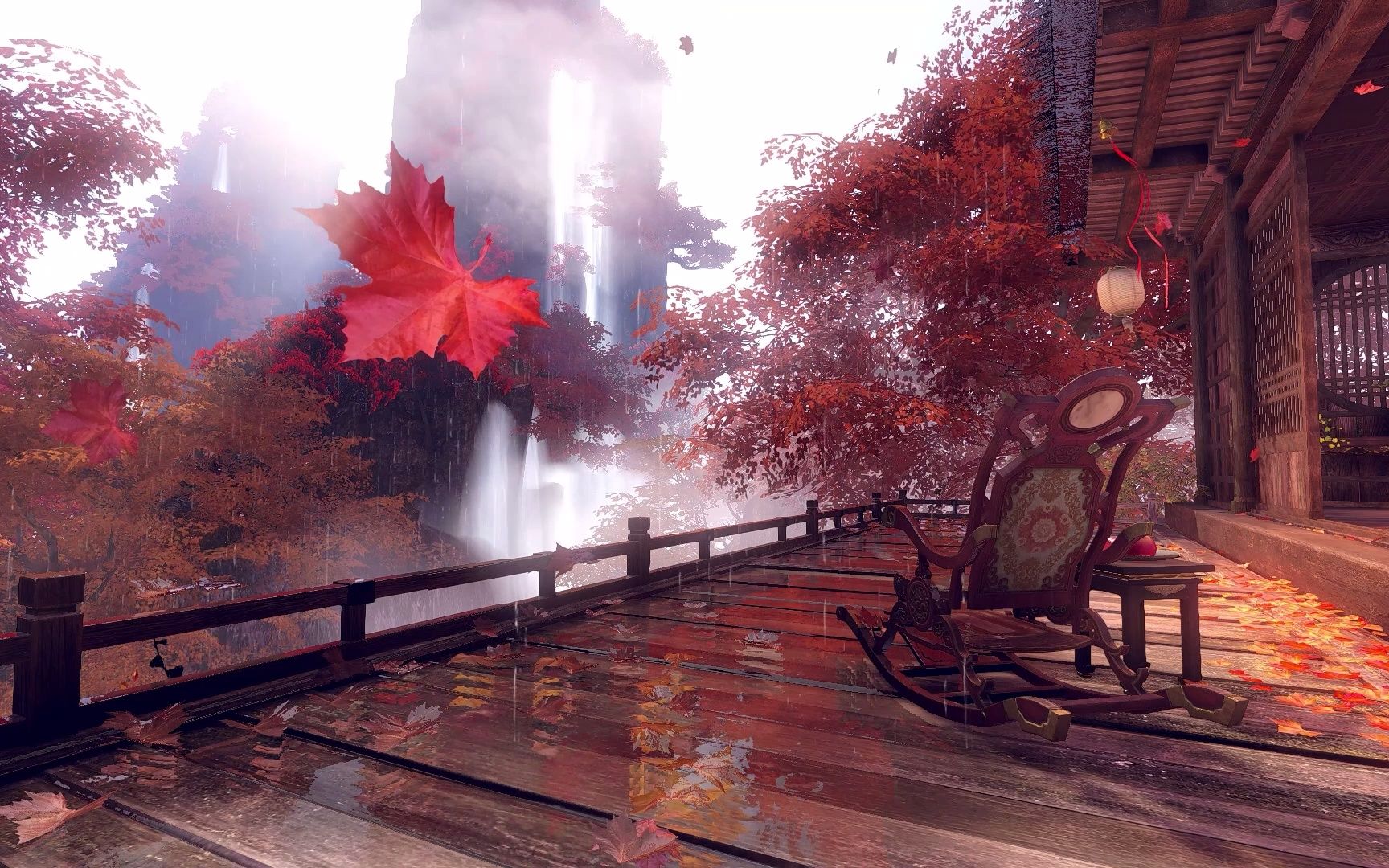 【雨中山景】枫林听雨|自然声