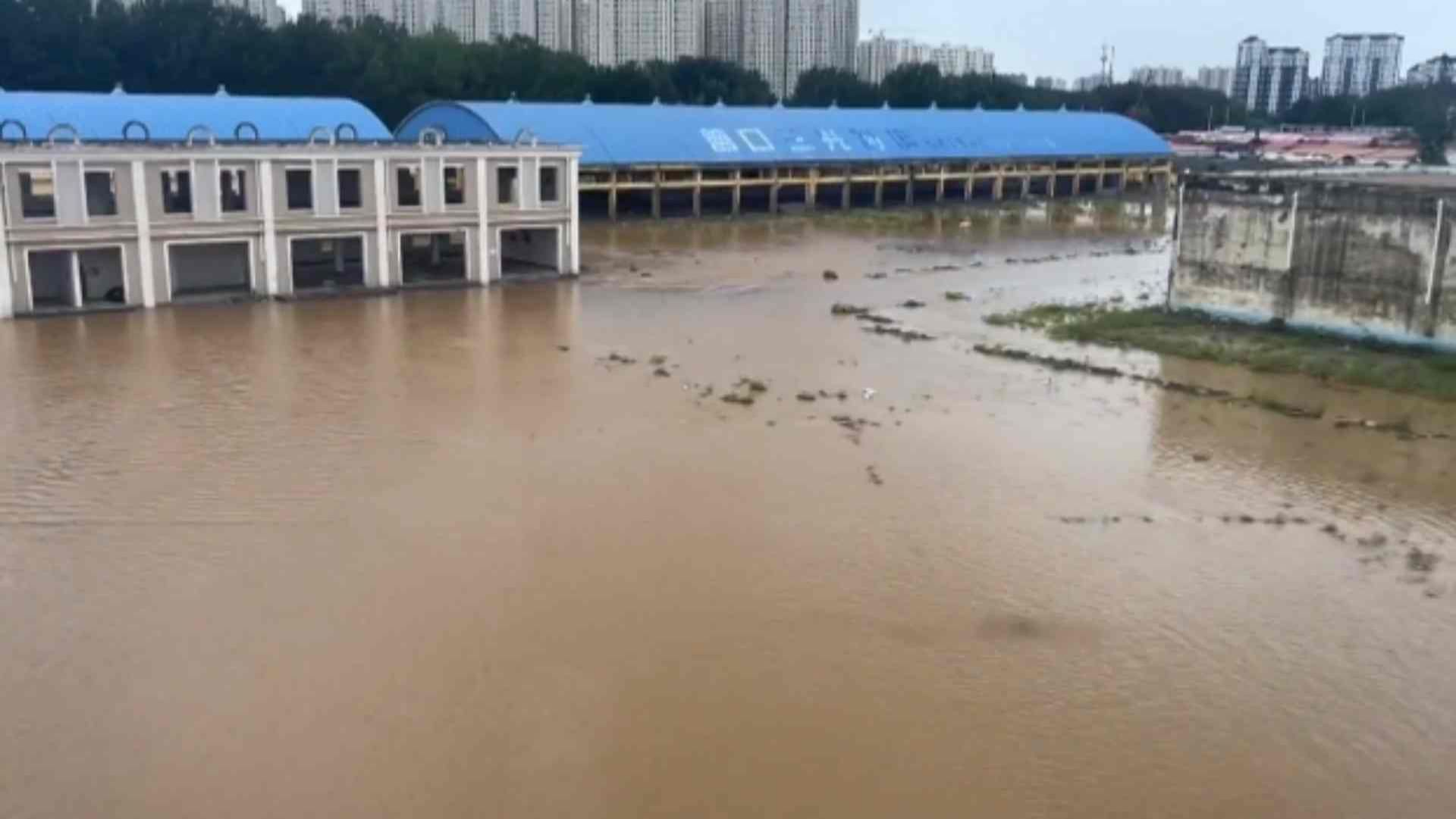 50秒看秦皇岛暴雨致内涝严重:火车站前现汪洋,有车被冲走哔哩哔哩bilibili