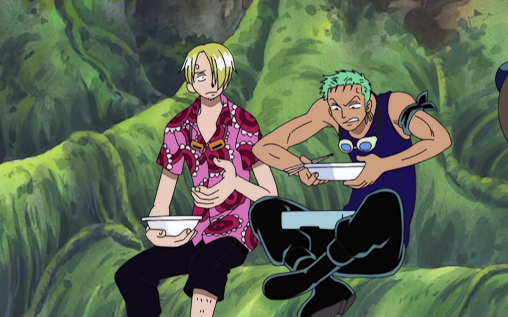 海贼王索隆为了吃饭也不得不给山治当工具人