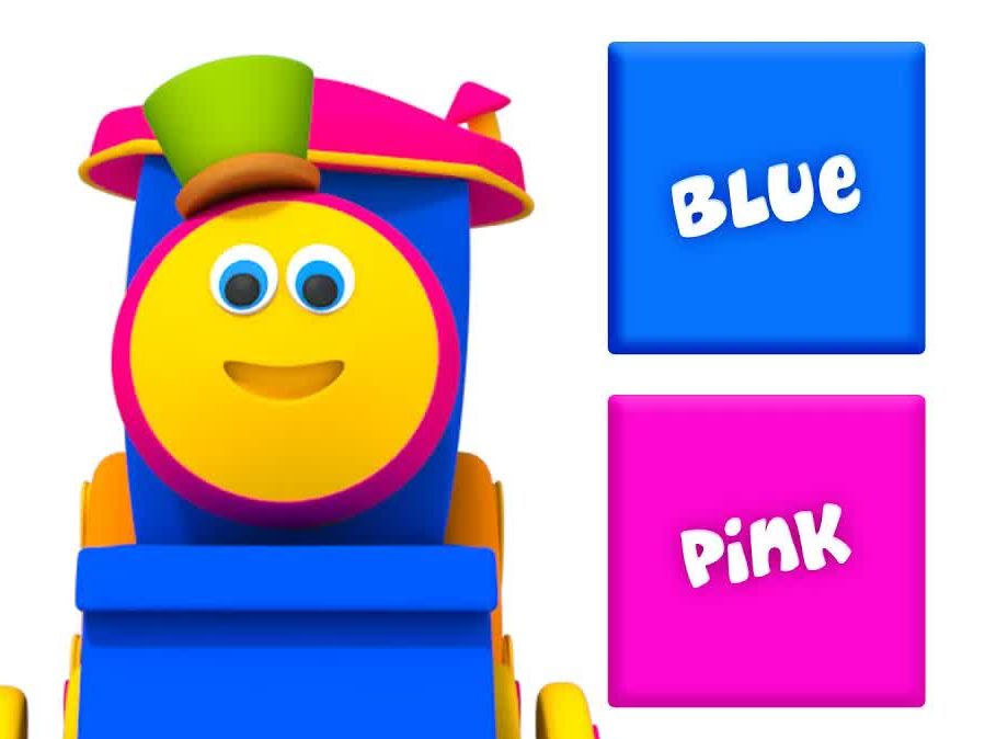 learn colors with bob the train fun learning video for kids-小