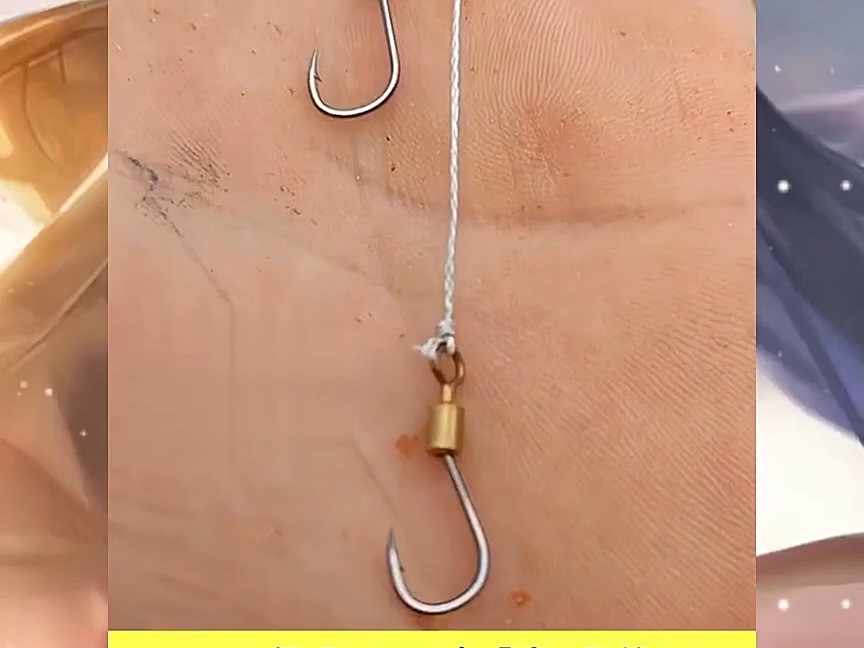 能旋转的鱼钩钓友用了都说好中鱼自动旋转不_video