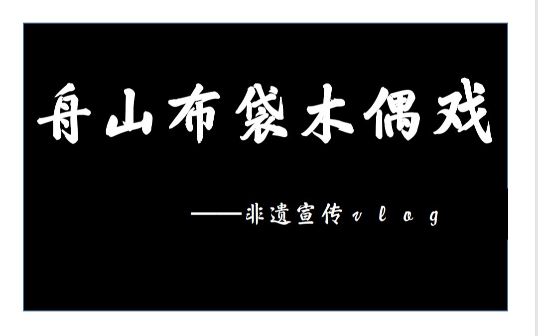 [图]舟山市“家燕归巢”暑期社会实践活动 采访视频展示 / 舟山布袋木偶戏 传承人