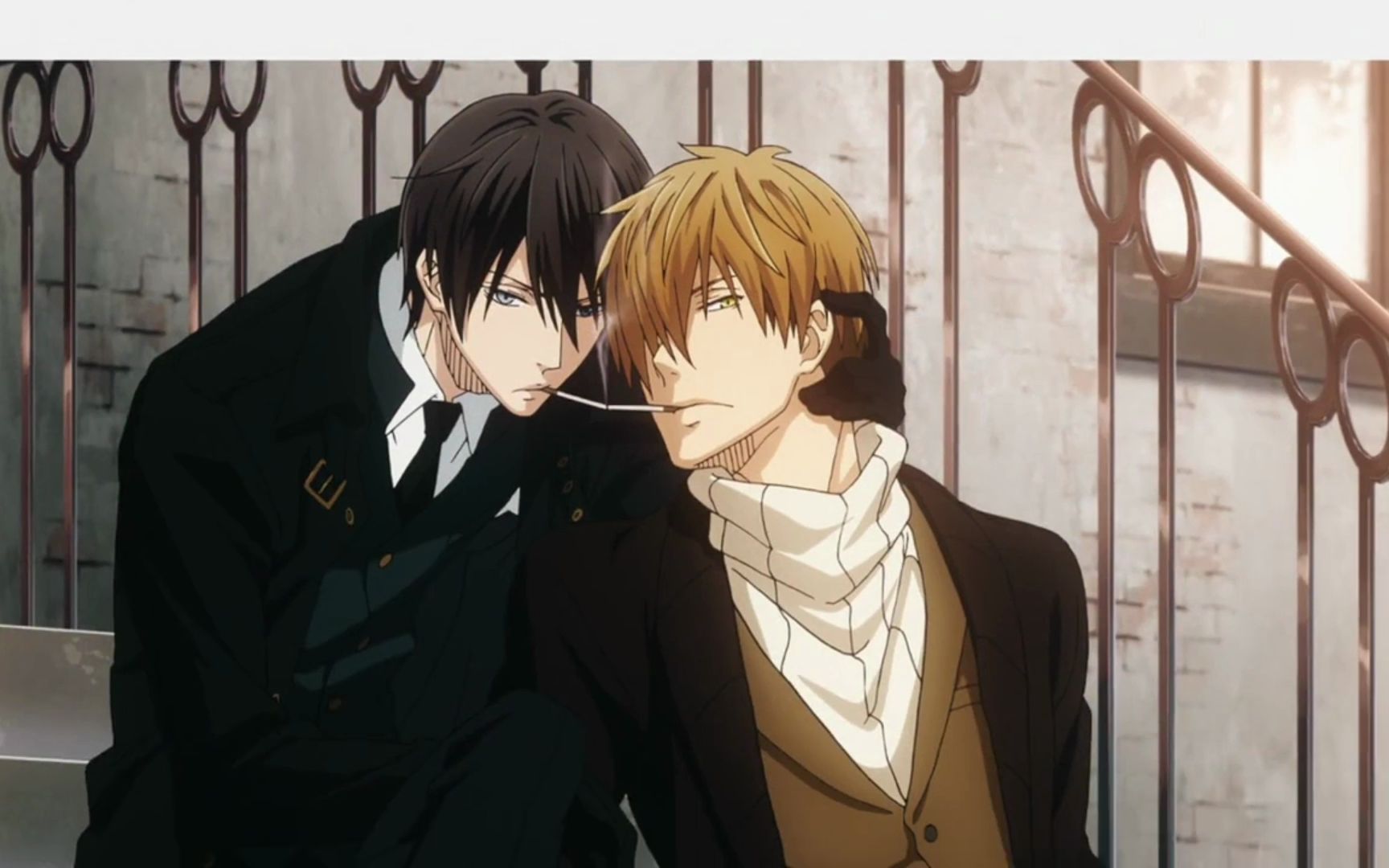 【抱胁】这张对烟拍照简直就是经中之典!【双男主】