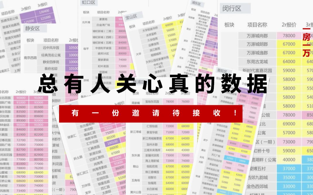 在上海买房,总有人关心真的数据!这里有个职位想跟你谈谈~哔哩哔哩bilibili