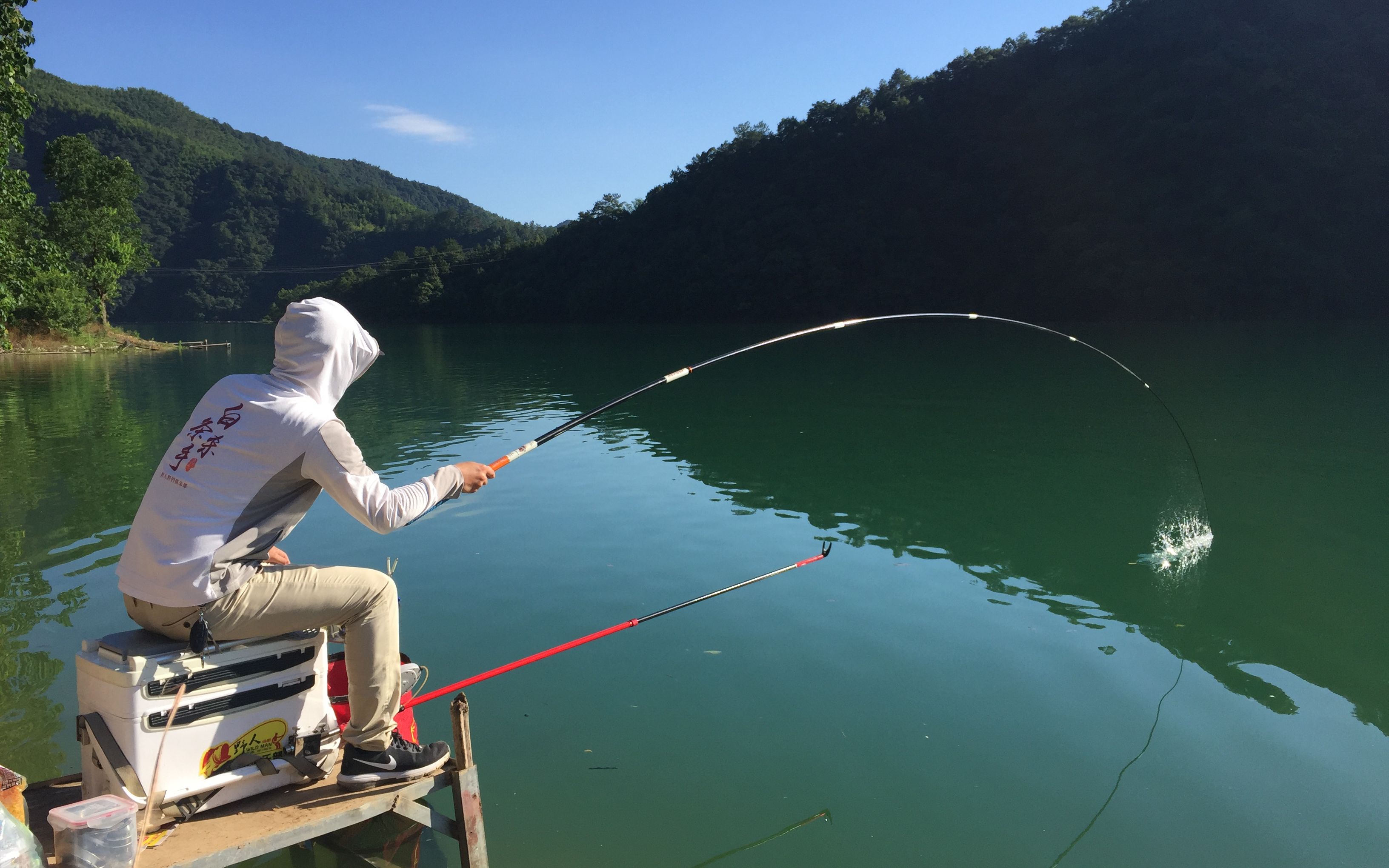 [图]白条游钓第七集-游钓太平湖，人间仙境寻巨物，坚守2天2夜终获大鱼