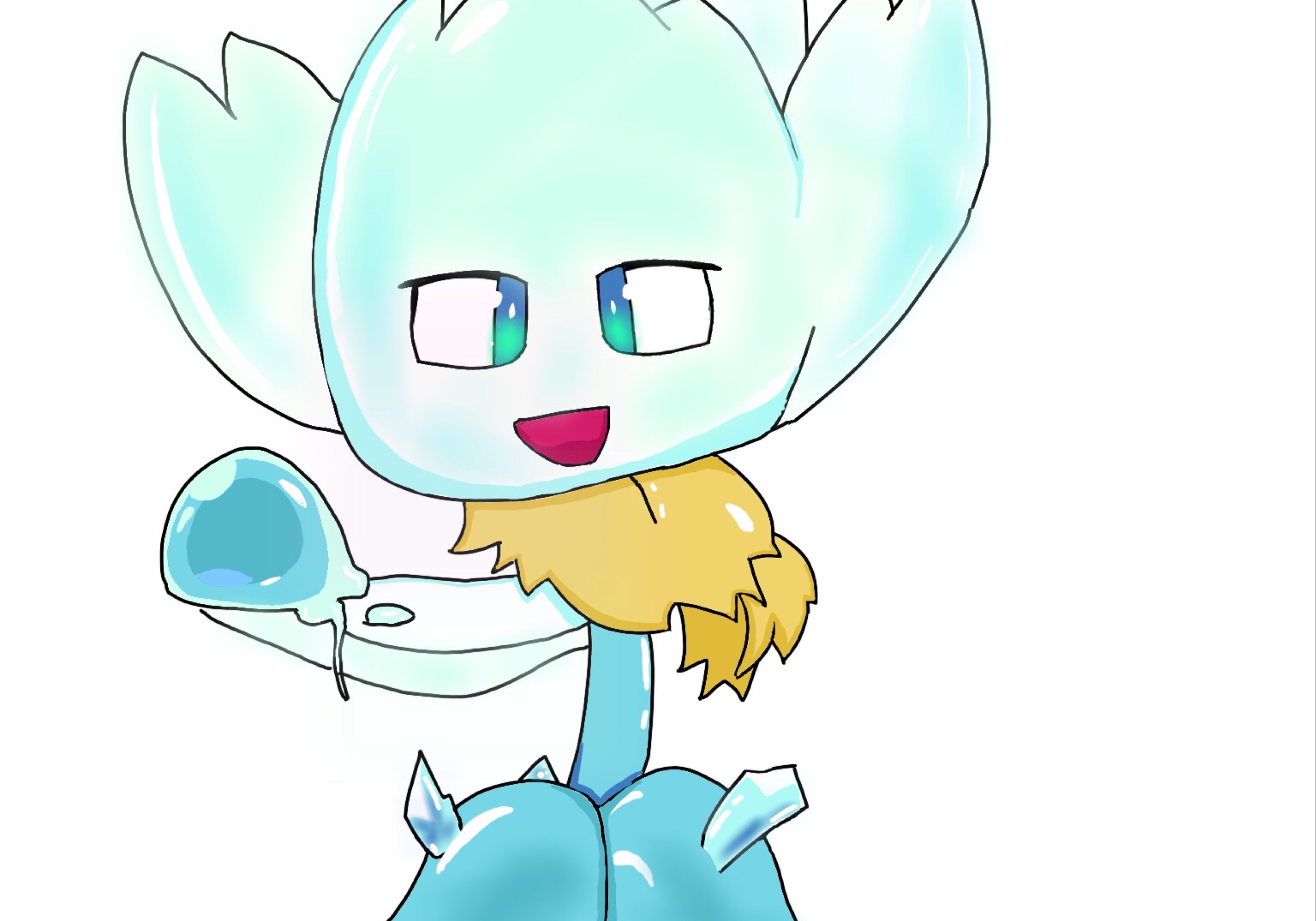 【pvz指绘】滴水冰莲绘画过程_哔哩哔哩_bilibili