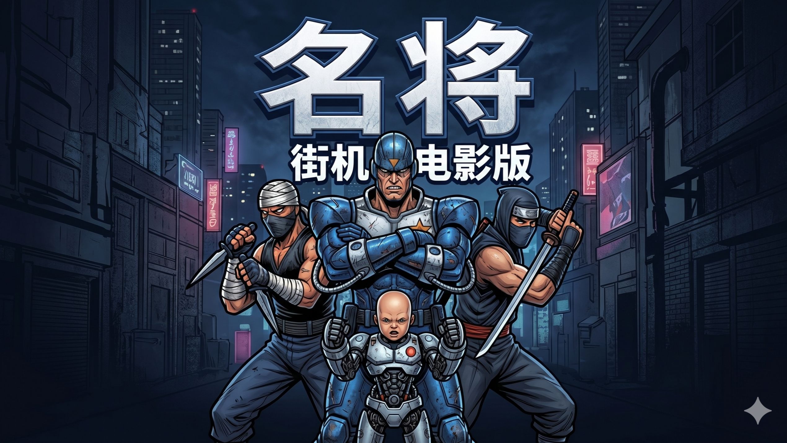 《名将》街机电影版（AI制作+8090情怀）