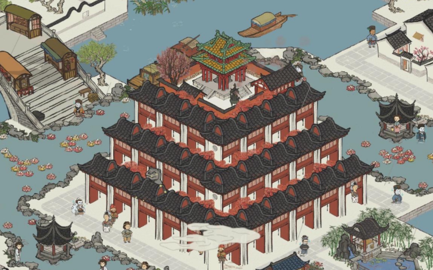[江南百景图] 天妃宫plus_哔哩哔哩_bilibili